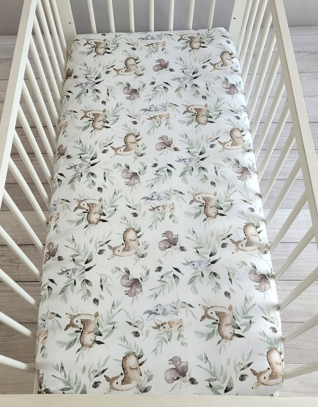 Sheet made of cotton 120x60cm - woodland olive