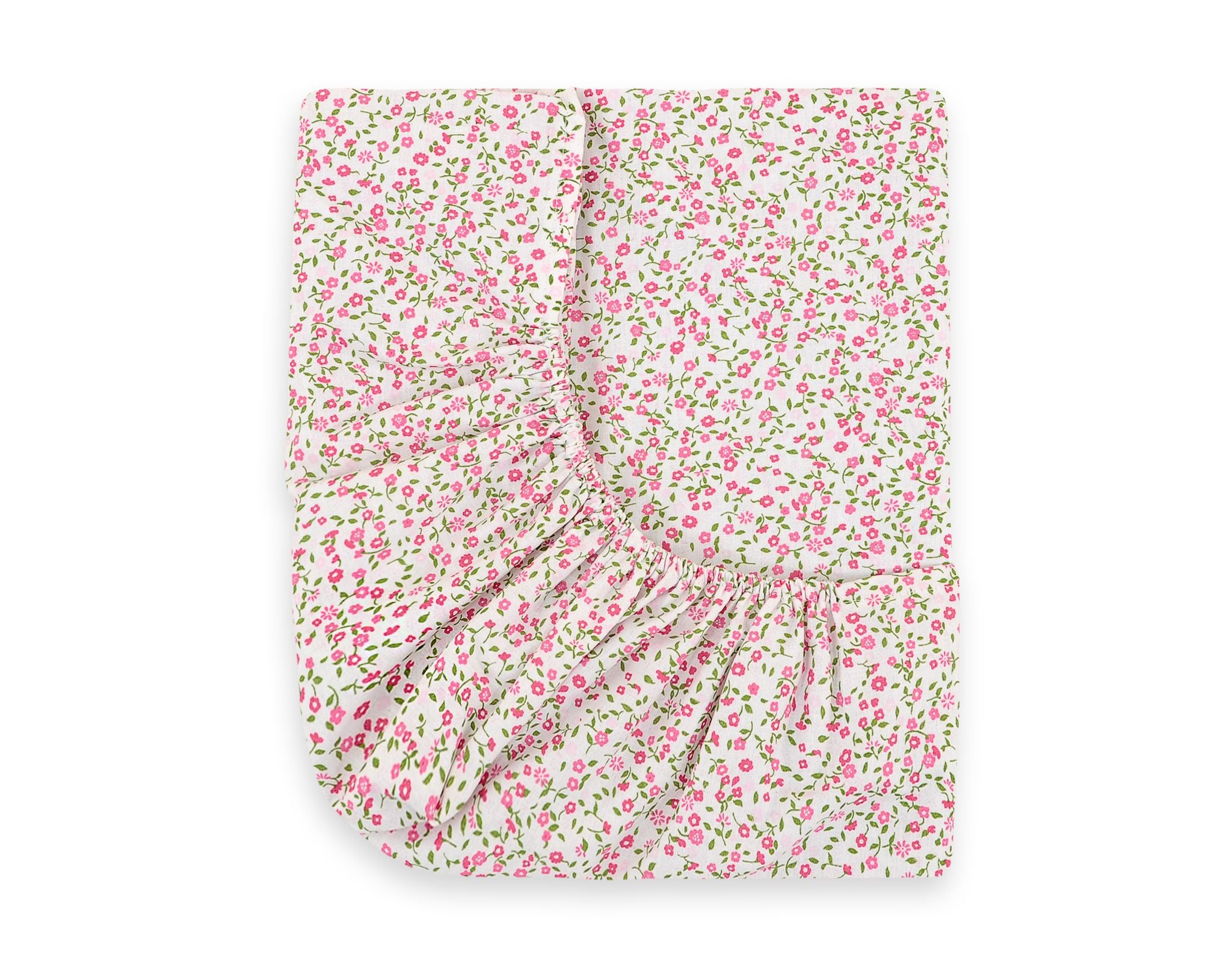 Sheet made of cotton 120x60cm -little pink flowers