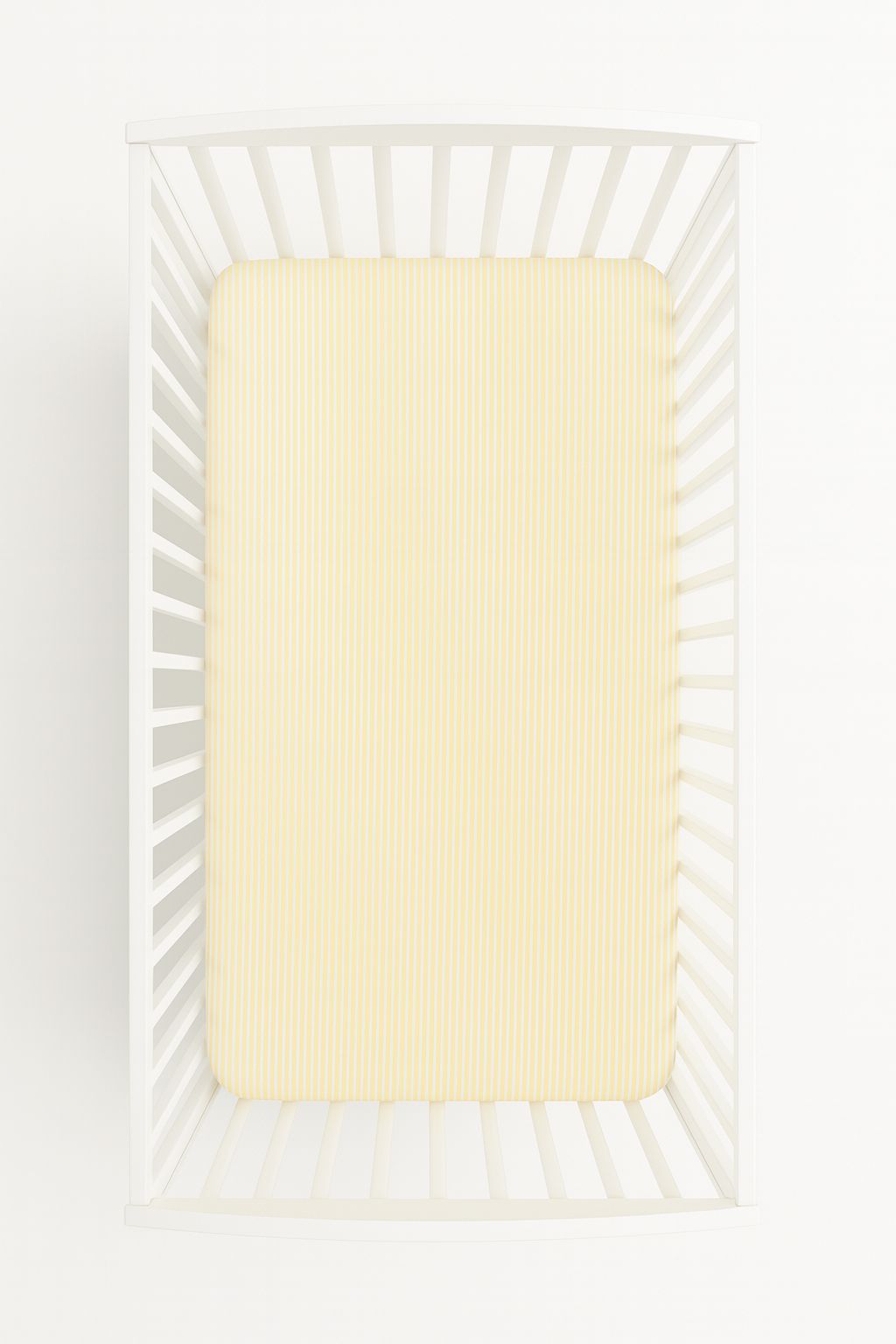 Sheet made of cotton 120x60cm - yellow strips