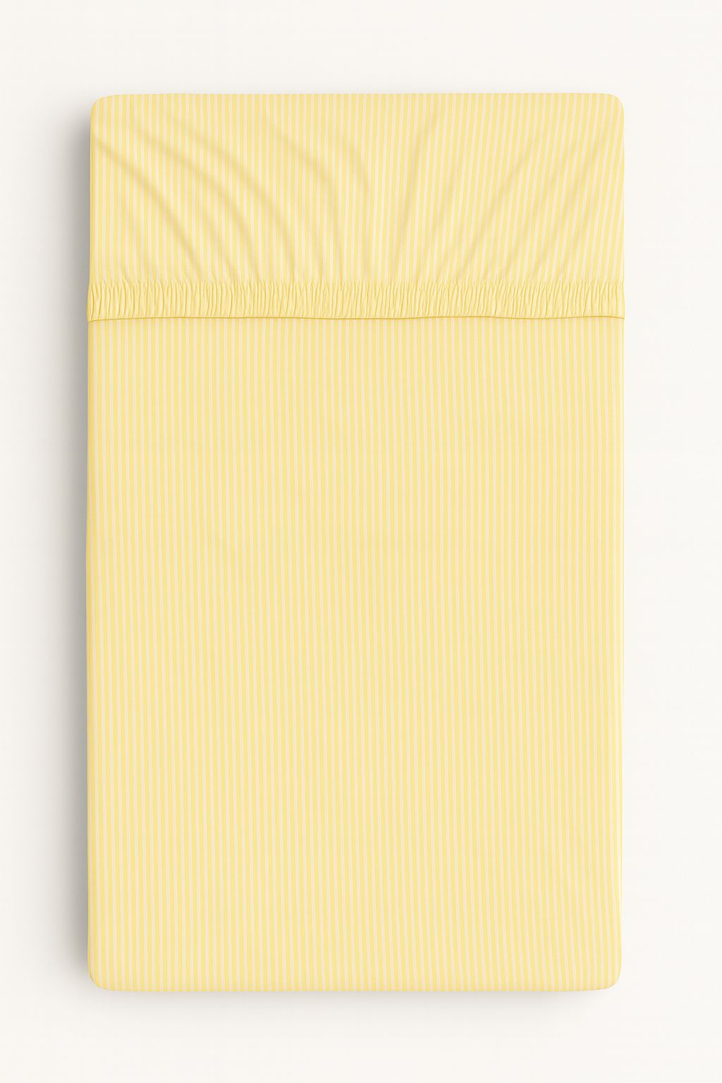 Sheet made of cotton 120x60cm - yellow strips