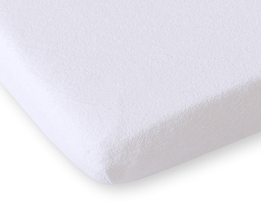 Fitted Terry Sheet 120x60 cm - white
