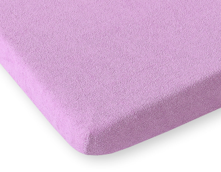 Fitted Terry Sheet 120x60 cm - Lilac