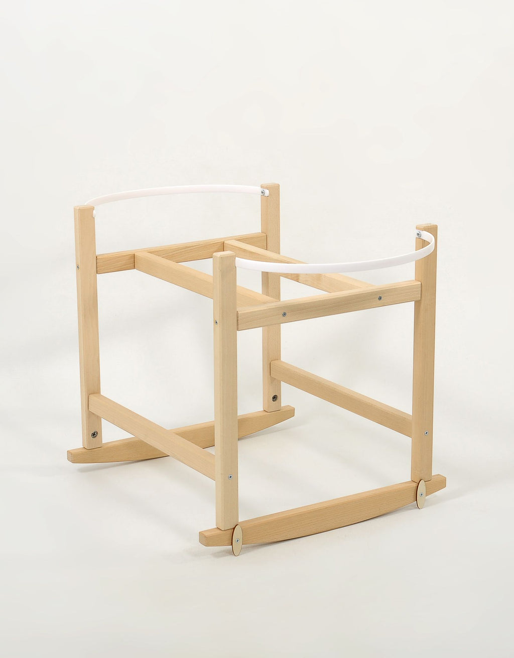 Wooden Moses basket cradle BOHO - natural