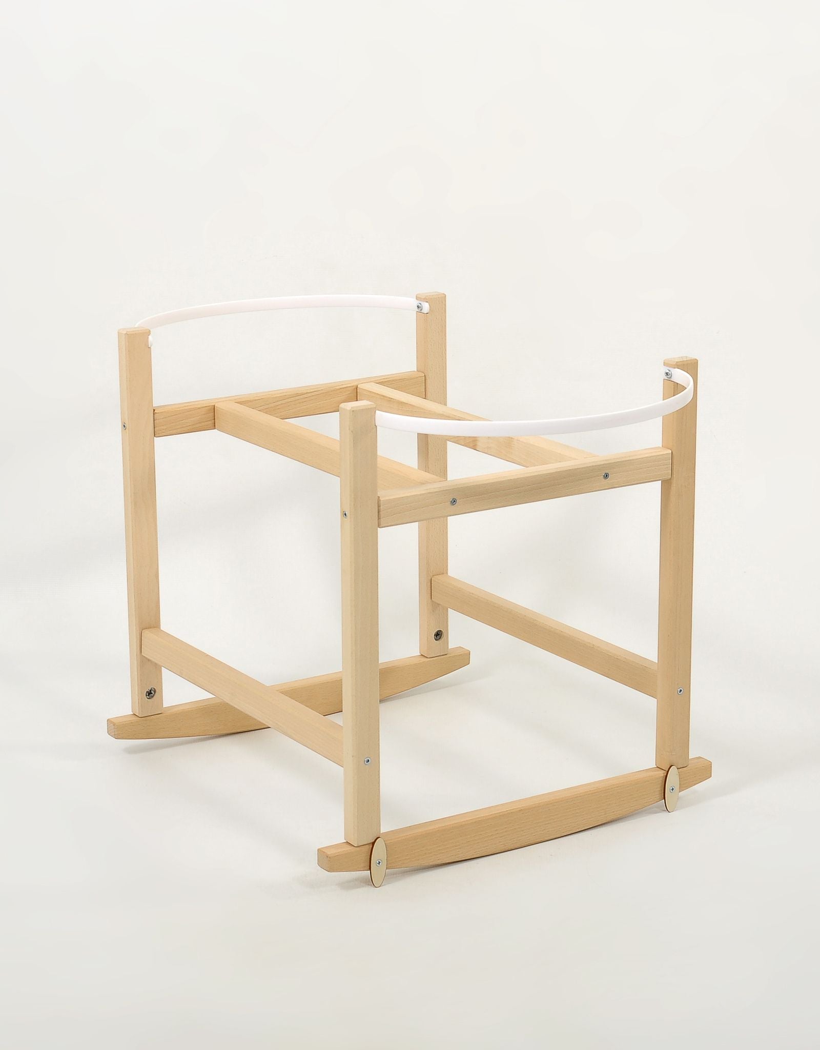 Wooden Moses basket cradle BOHO - natural