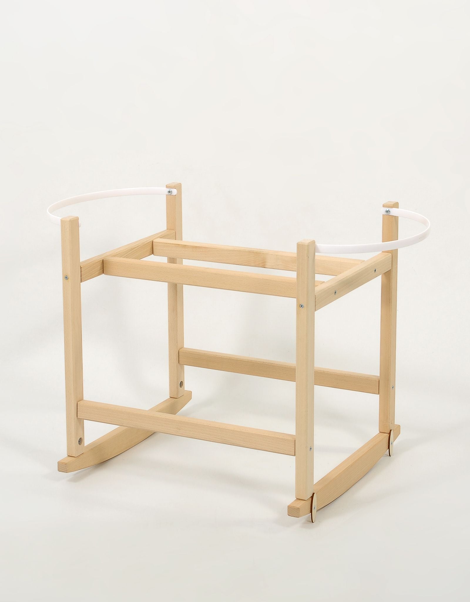 Wooden Moses basket cradle BOHO - natural